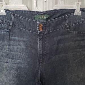 Lauren Jeans co size 16 wide leg jeans